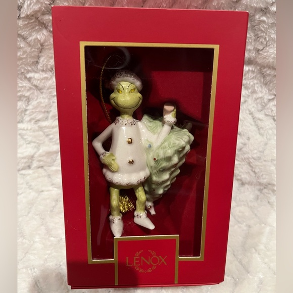 LENOX GRINCH STEALING THE TREE ORNAMENT NWT! - Picture 1 of 4